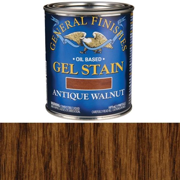 Gel Stain - Oil Based - Color:Antique Walnut - Size:1 Pint